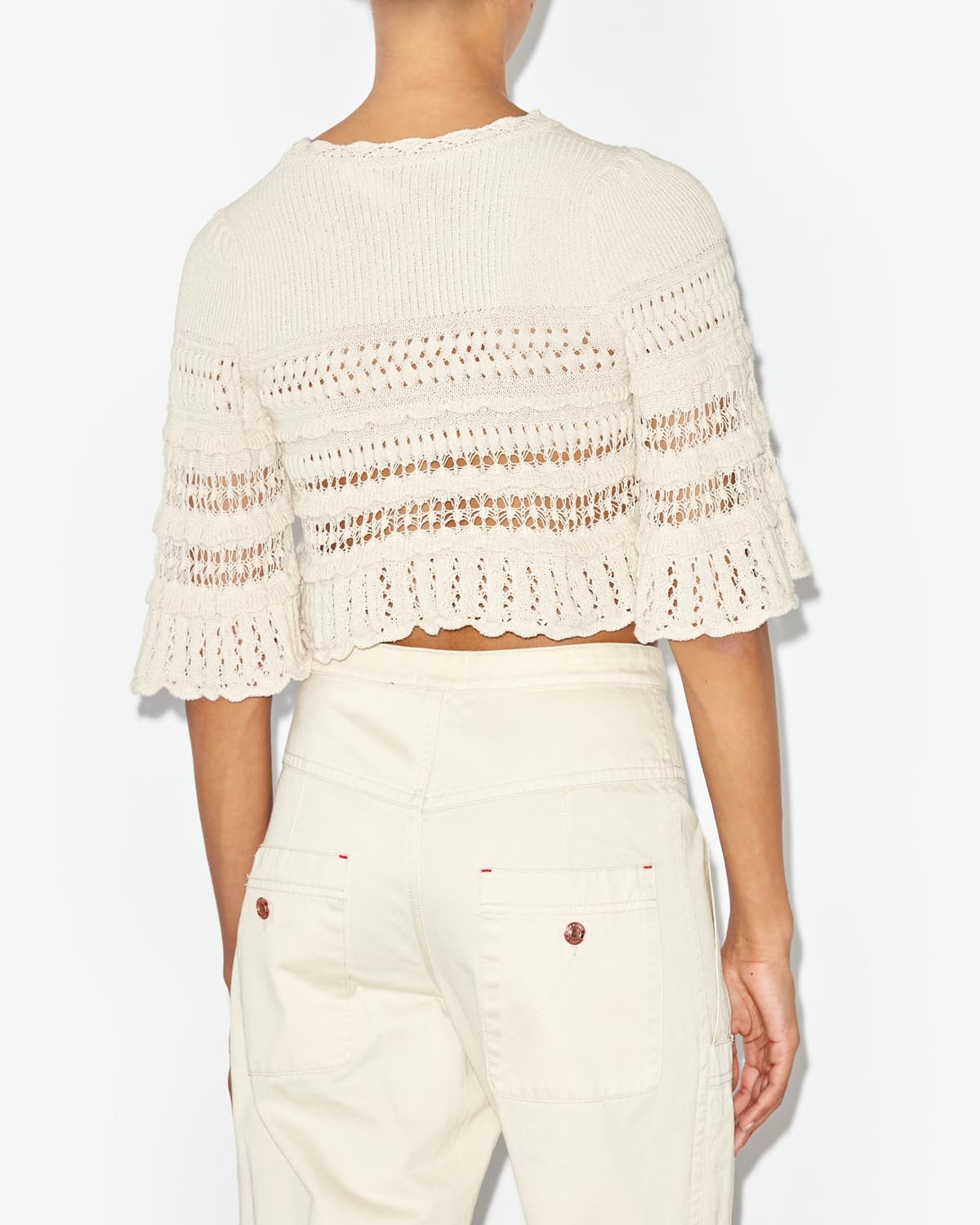 Frizy 탑 - 에크루 - Woman - 4