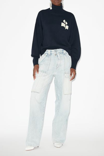 Pull nash col roulé à logo - Nuit - Woman - 4