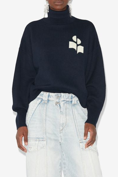 Pull nash col roulé à logo - Nuit - Woman - 8