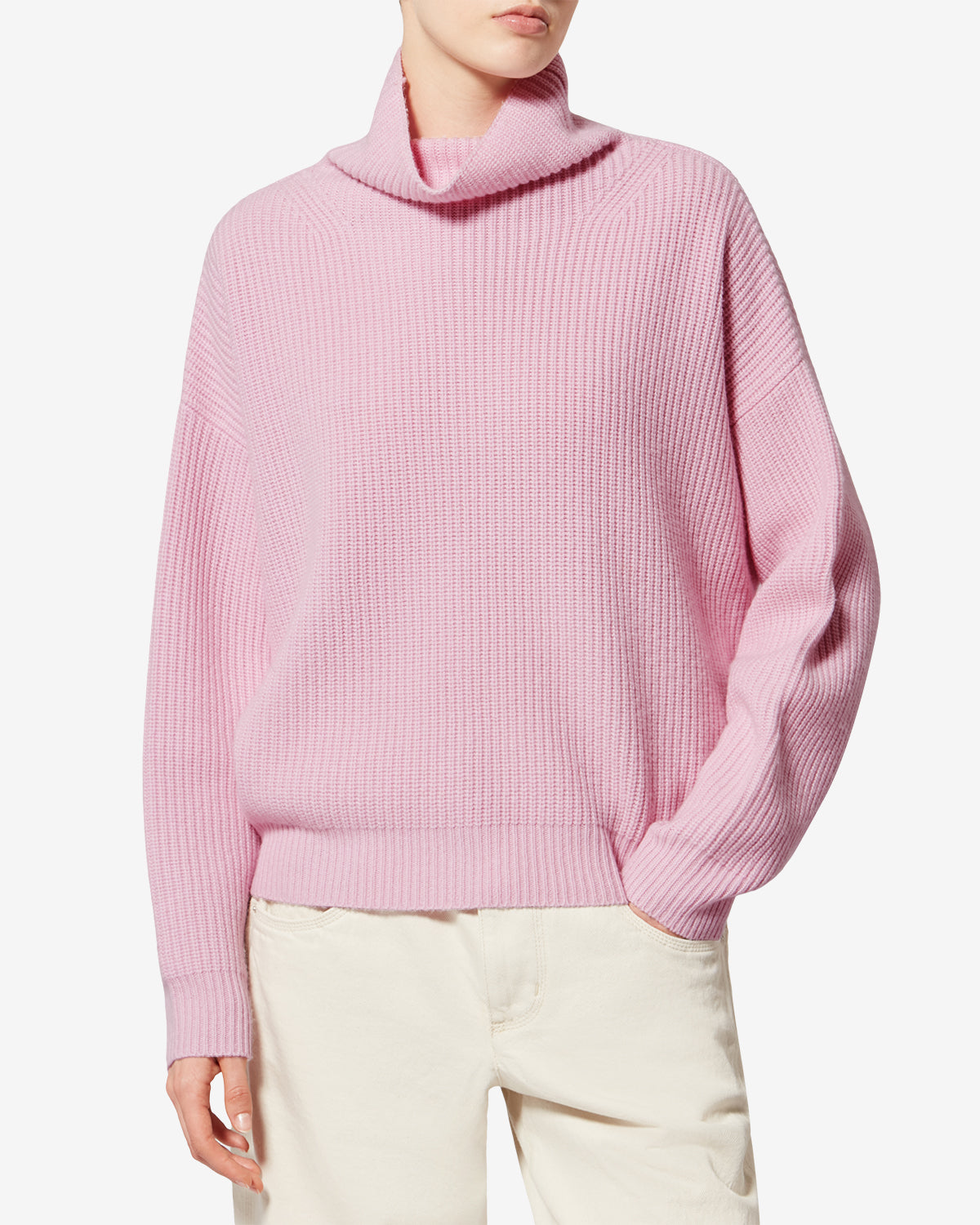 Maglione in lana merino e cashmere brooke - Rosa - Woman - 3