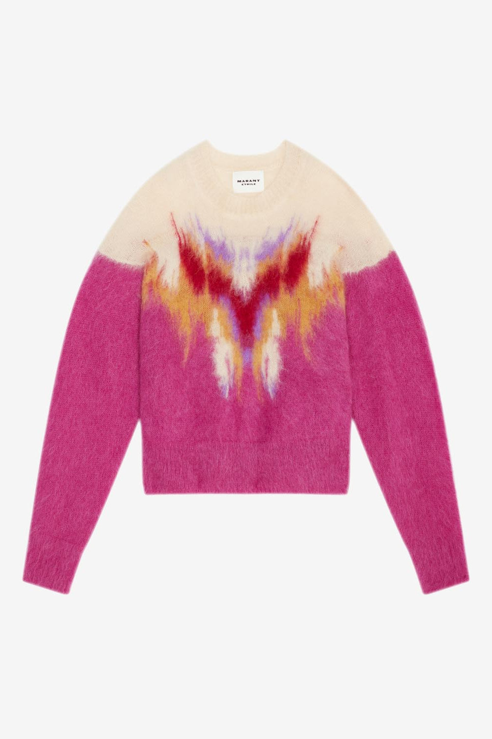 Eleana mohair sweater - Fuchsia - Woman - 1