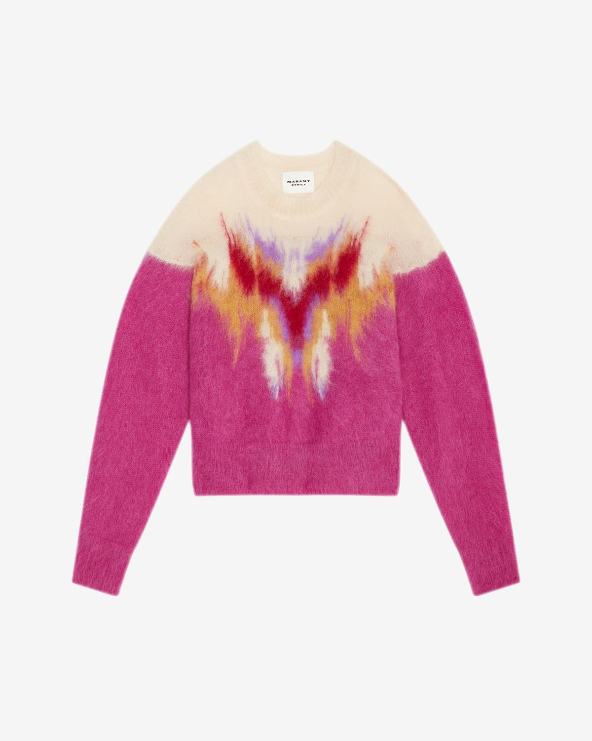 Pull en mohair eleana - Rose fuschia - Woman - 5