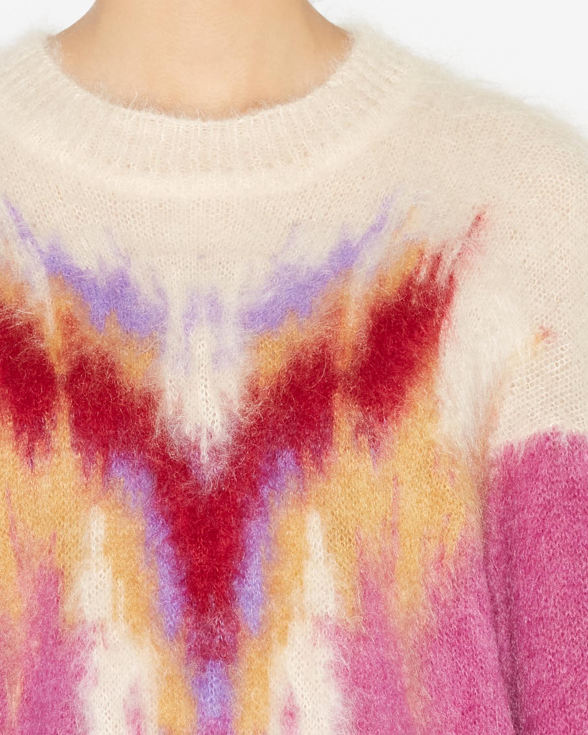 Pull en mohair eleana - Rose fuschia - Woman - 2