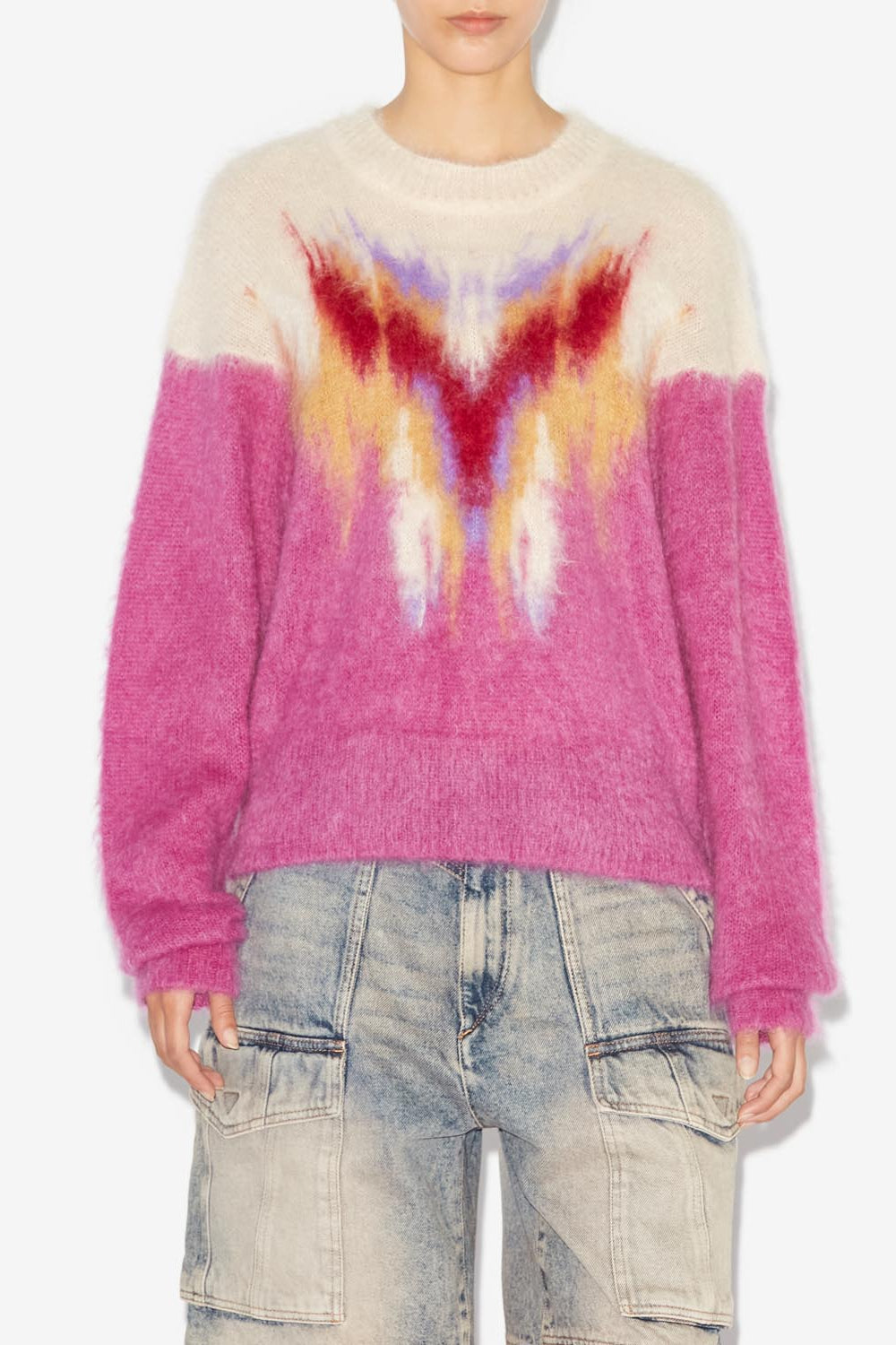 Eleana mohair sweater - Fuchsia - Woman - 4