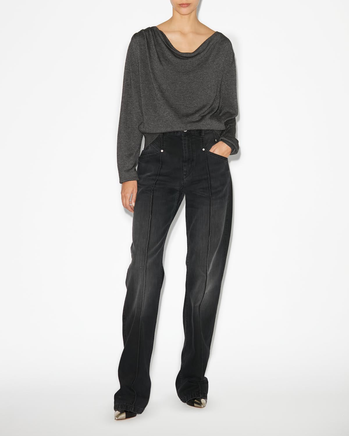 Kristen 스웨터 - Anthracite - Woman - 1