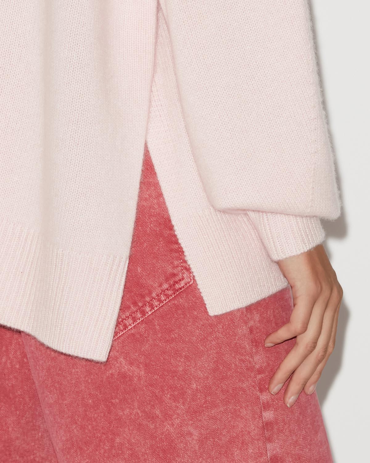 Linelli Sweater Woman light pink | ISABEL MARANT Official Linelli Sweater Woman light pink | ISABEL MARANT Official