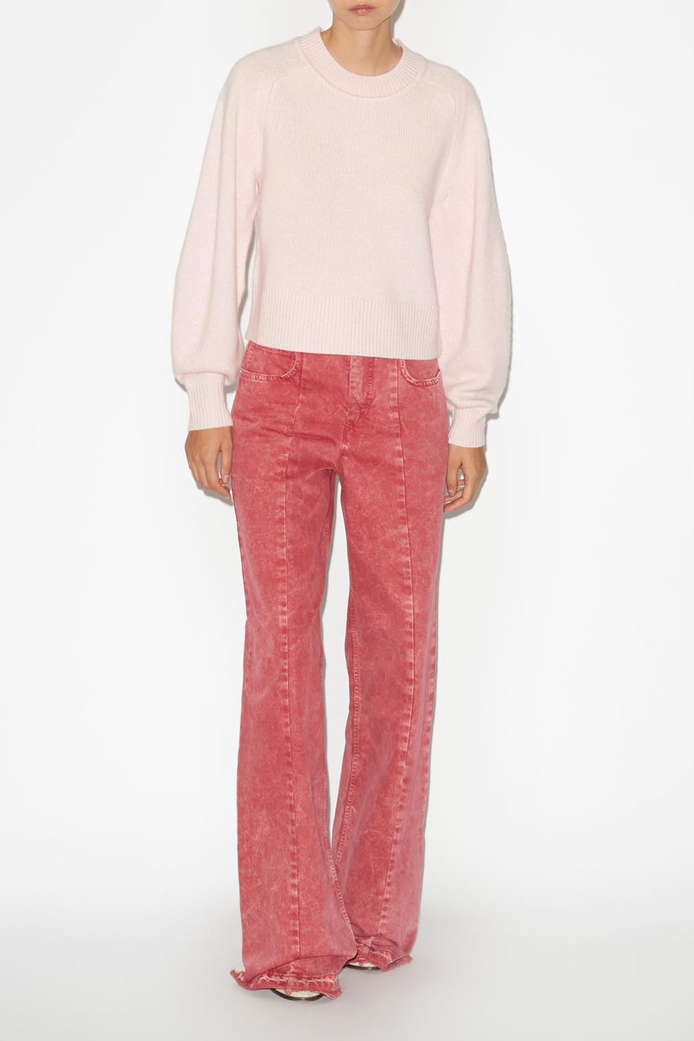 Leandra cashmere sweater - Light pink - Woman - 2