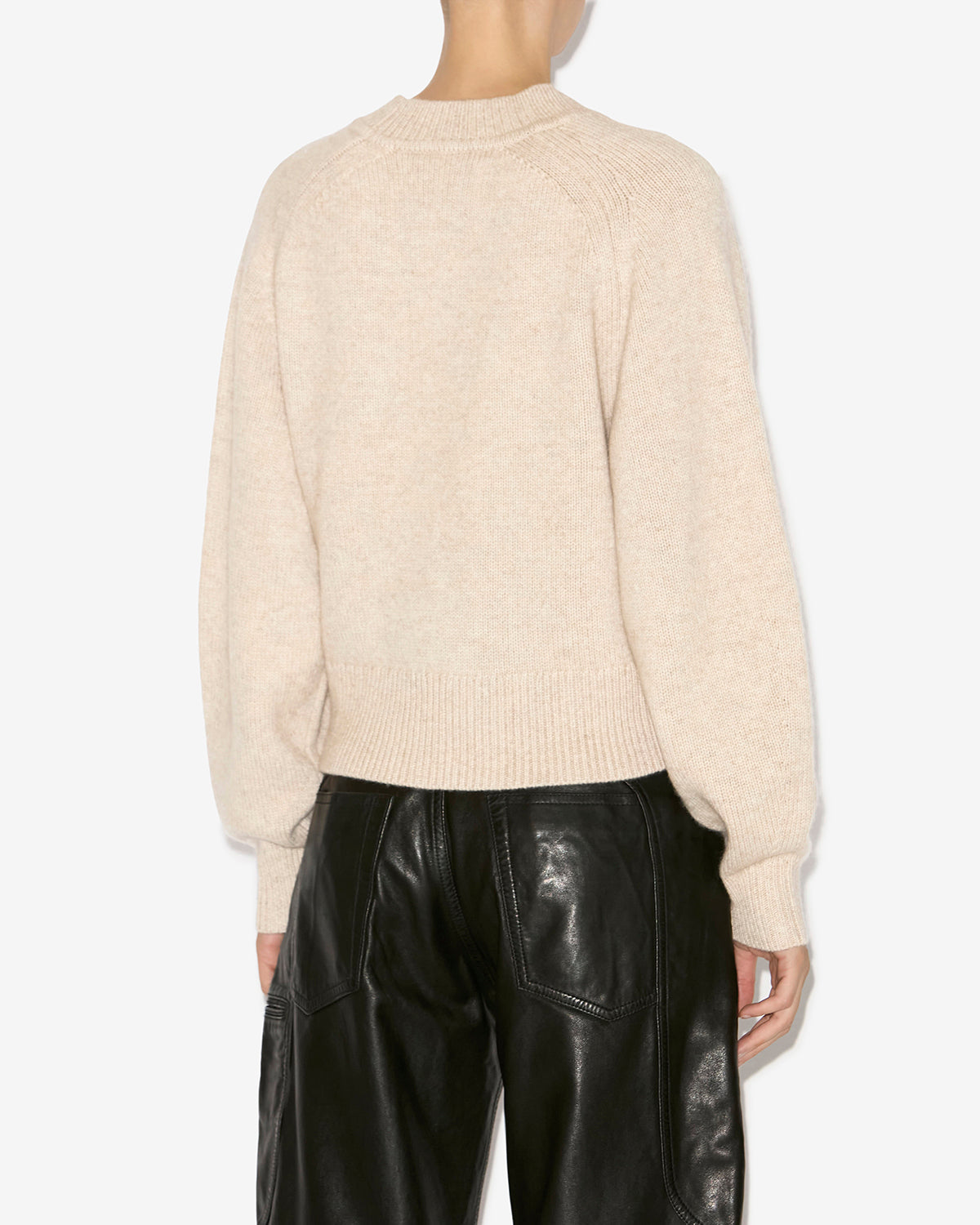 Leandra メリノウール＆カシミヤ セーター - Light beige - Woman - 4