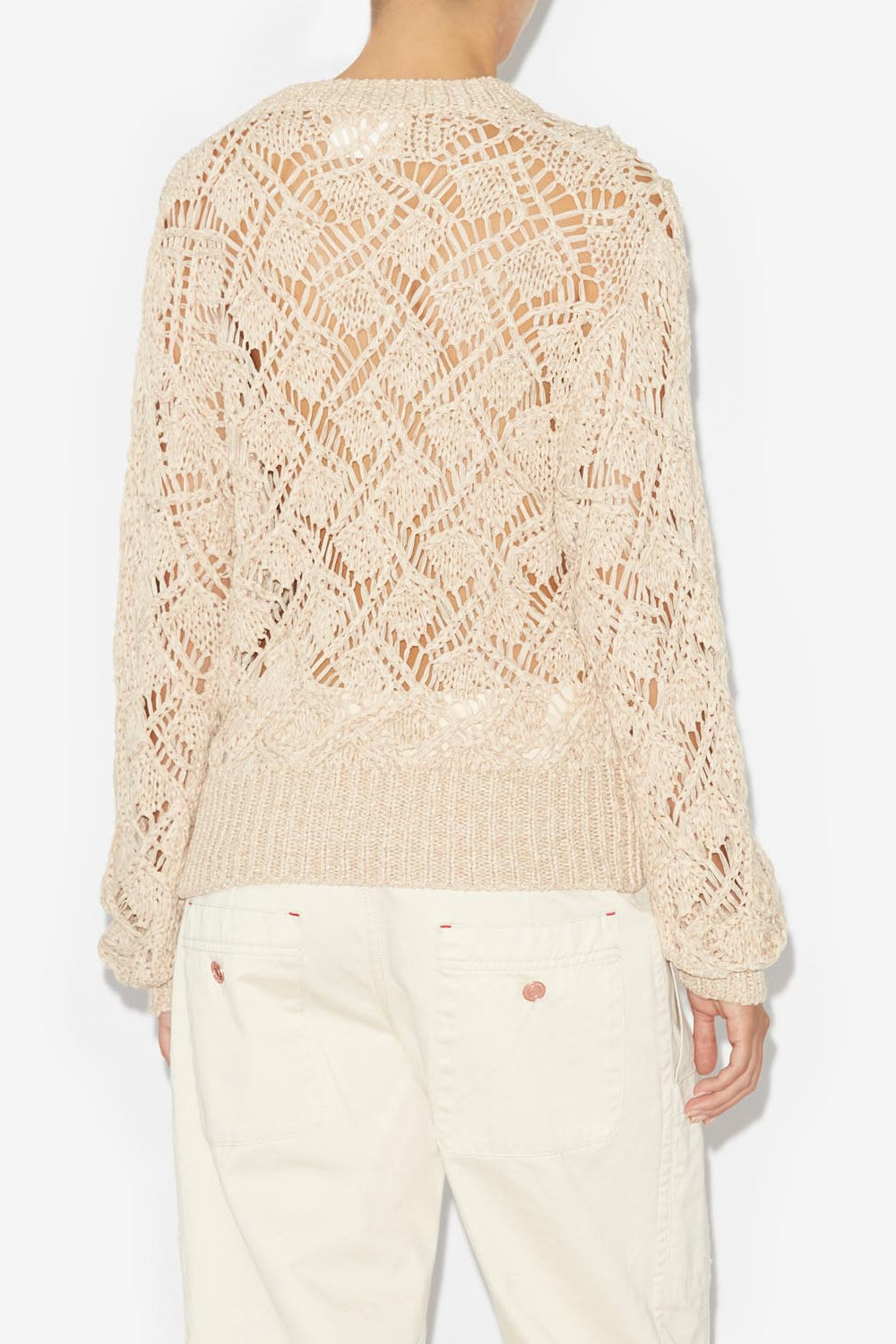 Joey pullover - Ecru - Woman - 5