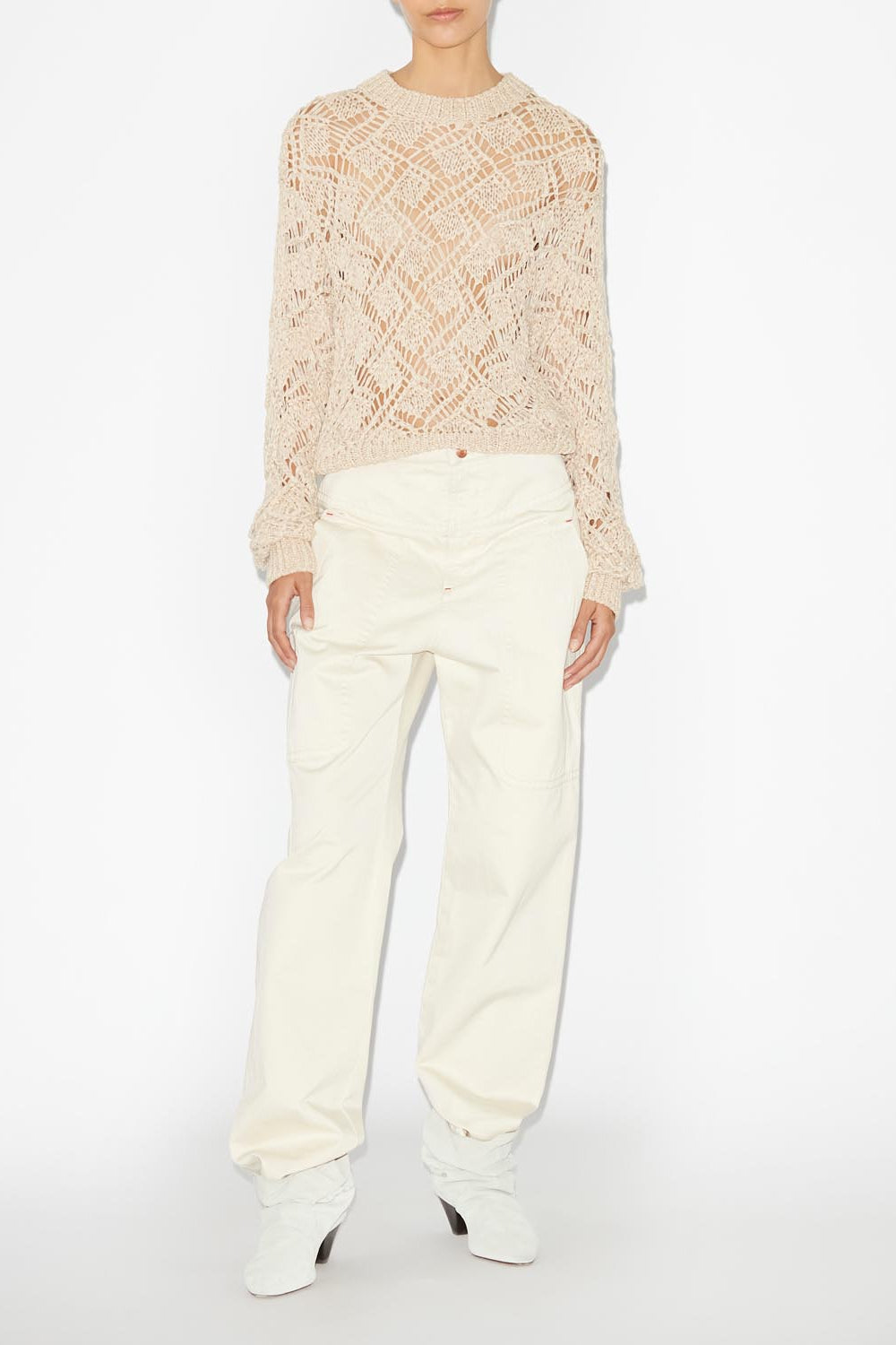 Joey pullover - Ecru - Woman - 2