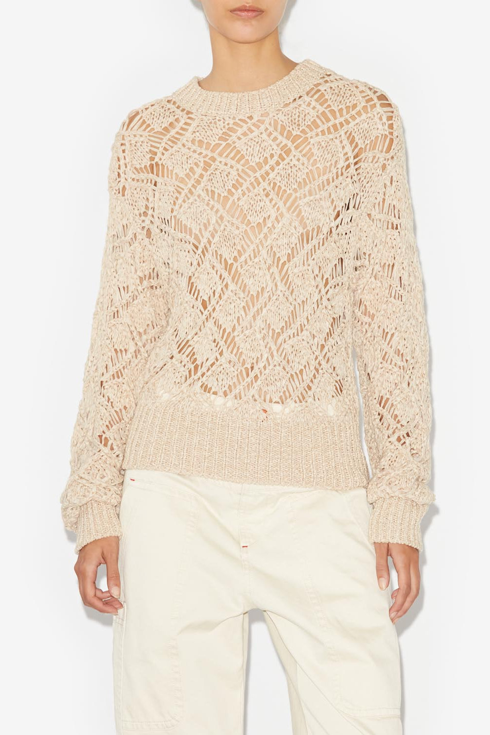 Joey pullover - Ecru - Woman - 4