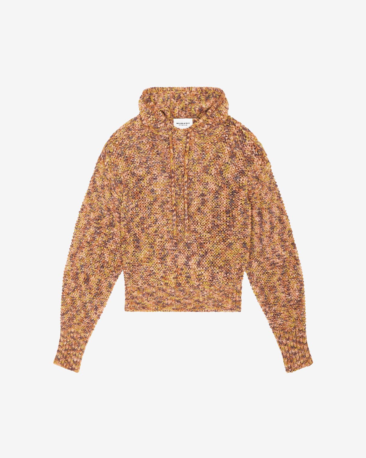Edler knit hoodie sweater - Ochre - Woman - 5