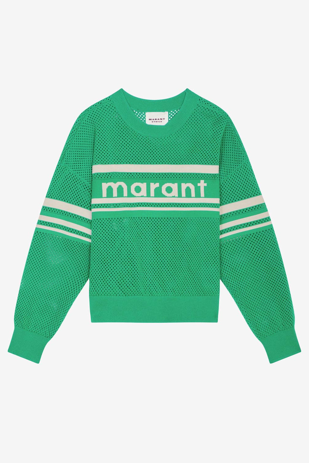 Arwen long-sleeve crechet sweater - Green - Woman - 1