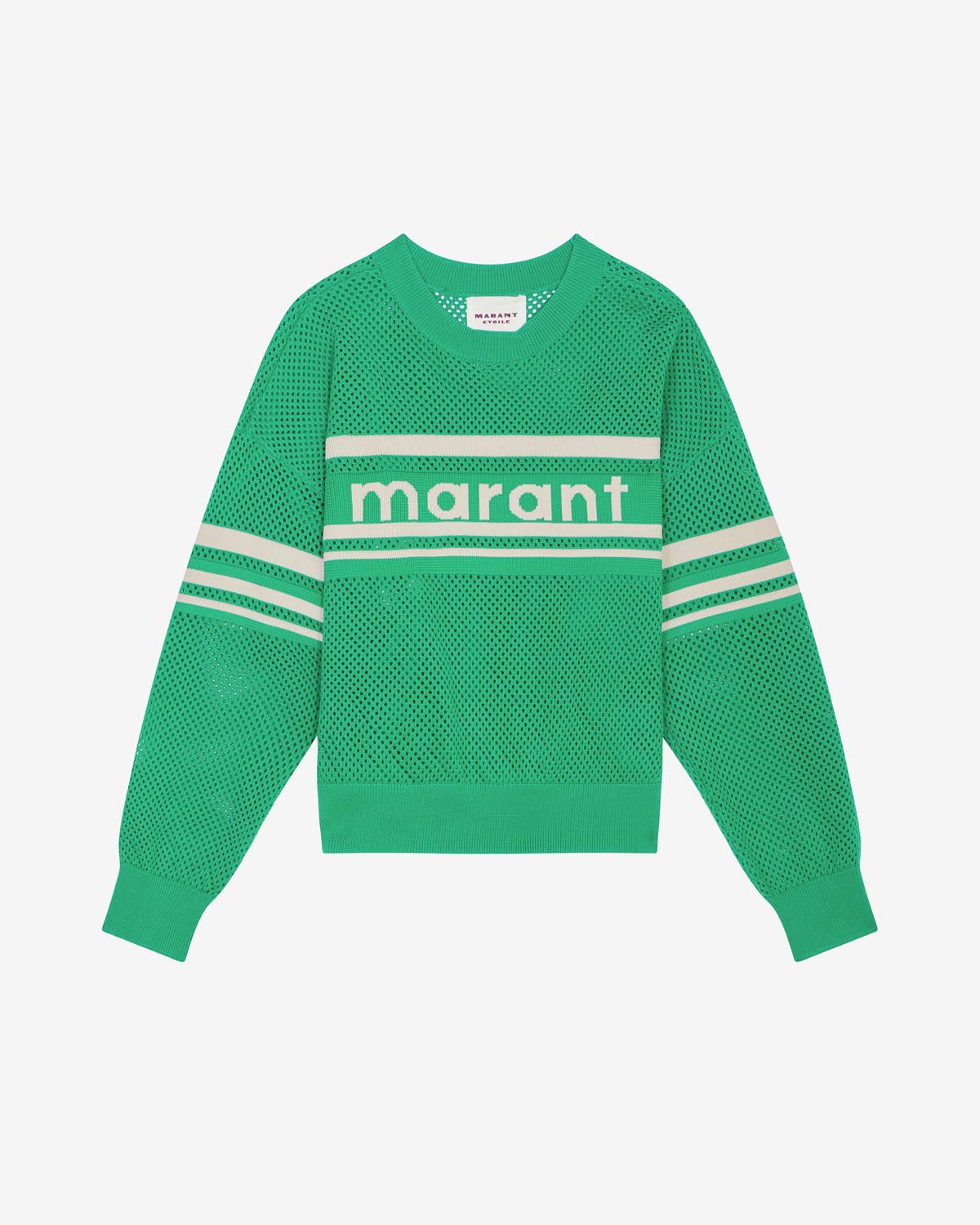 Pull en crochet à manches longues arwen - Vert émeraude - Woman - 5