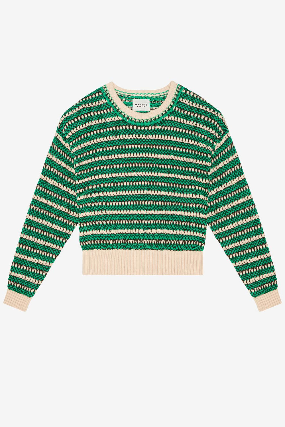 Hilo short cotton sweater - Mint green - Woman - 1