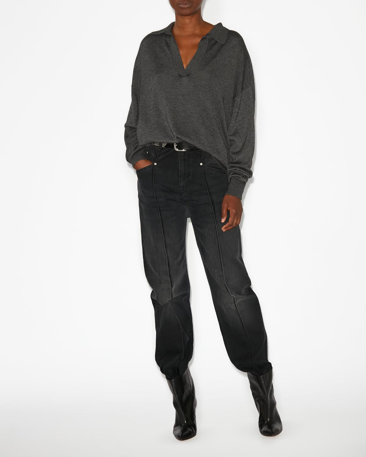 Jersey galix - Anthracite - Woman - 1