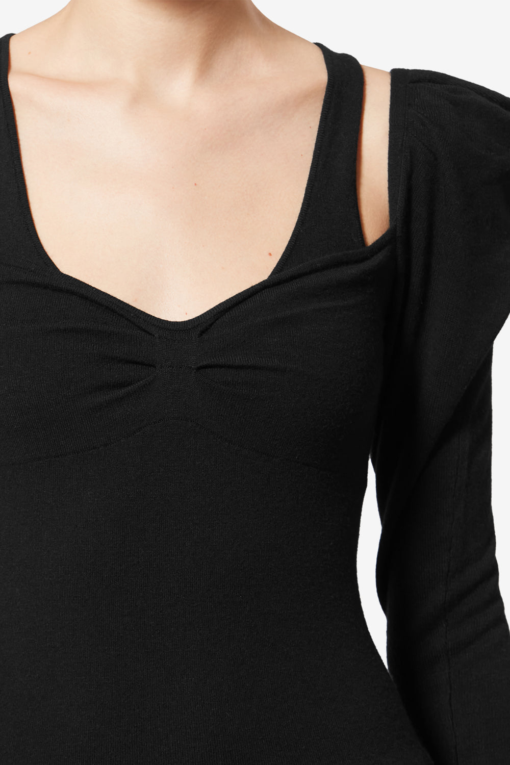 Maglione sielle in lana - Nero - Woman - 3