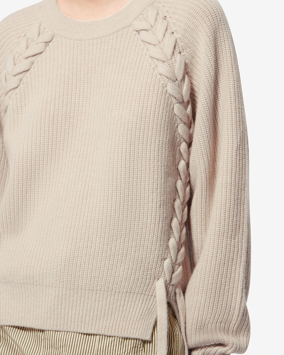 Tulliam wool and cashmere knit sweater - Ecru - Woman - 2