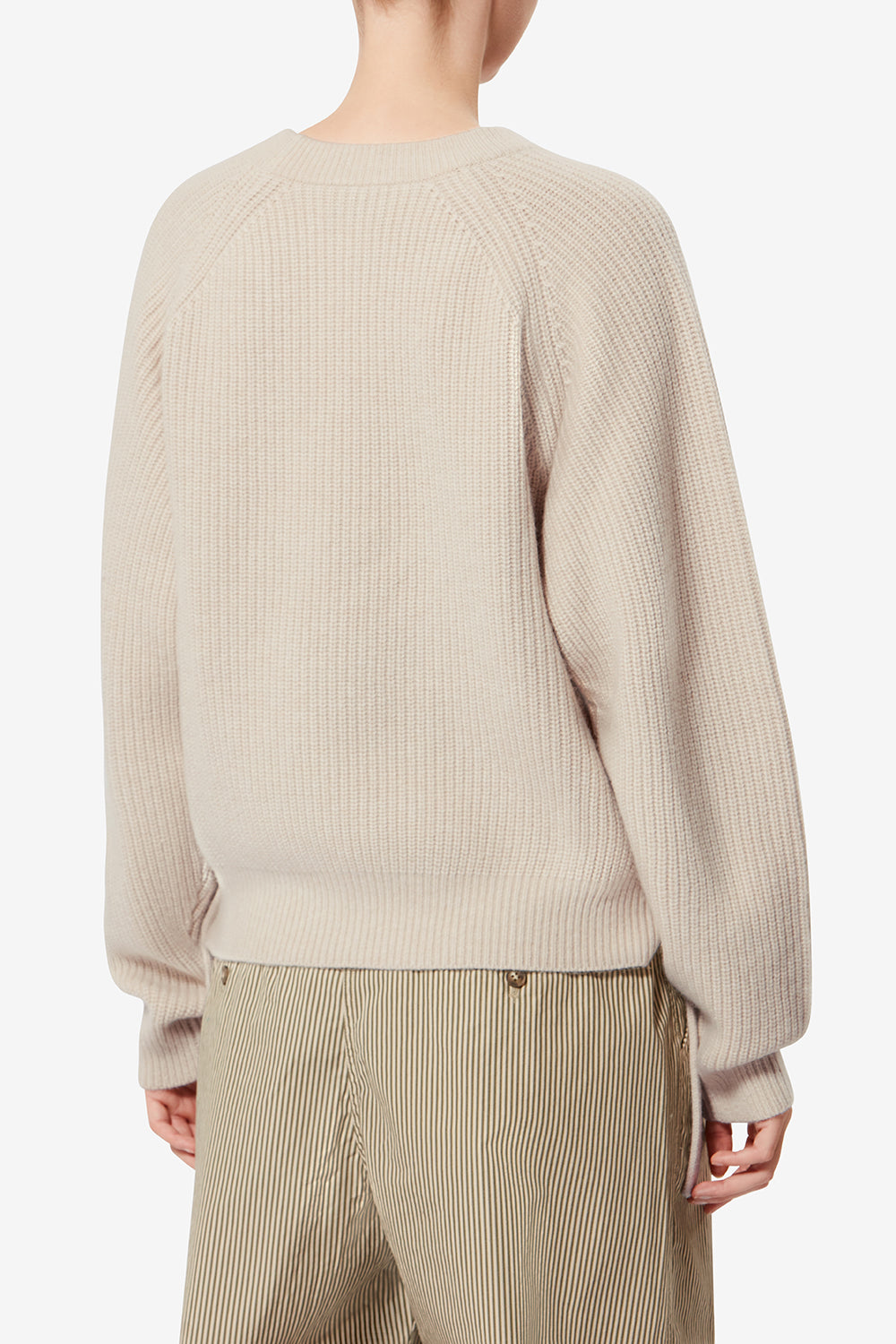 Tulliam wool and cashmere knit sweater - Ecru - Woman - 5