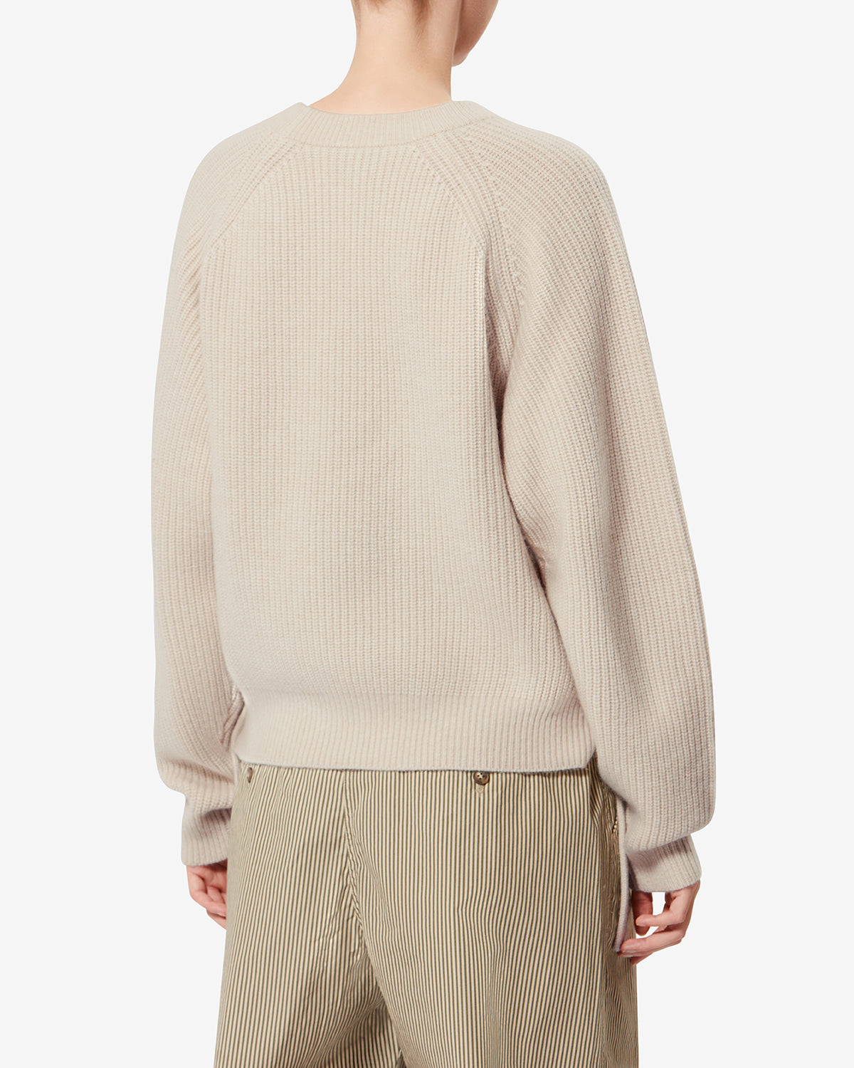 Tulliam wool and cashmere knit sweater - Ecru - Woman - 4