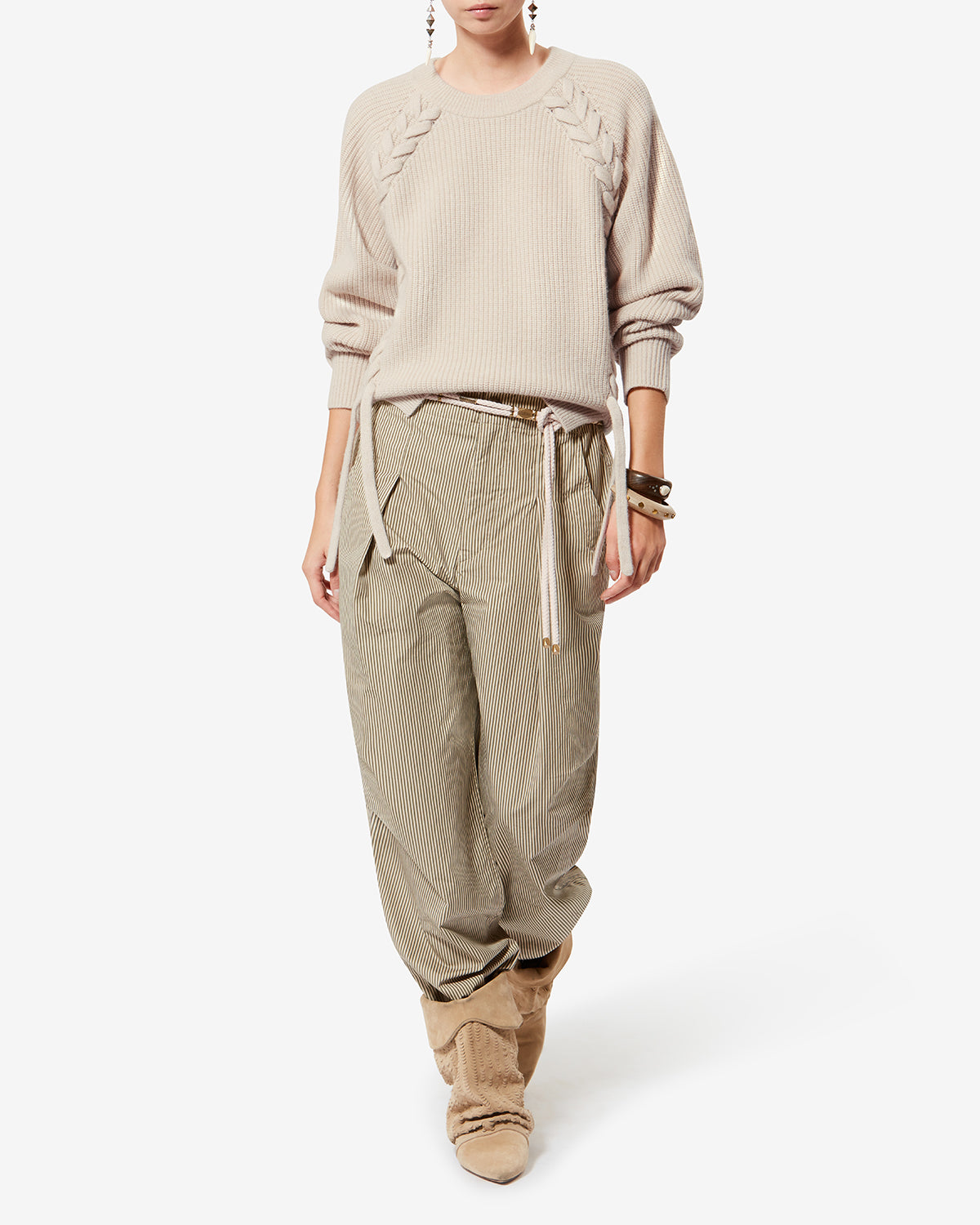 TULLIAM SWEATER Woman ecru | ISABEL MARANT Official online store
