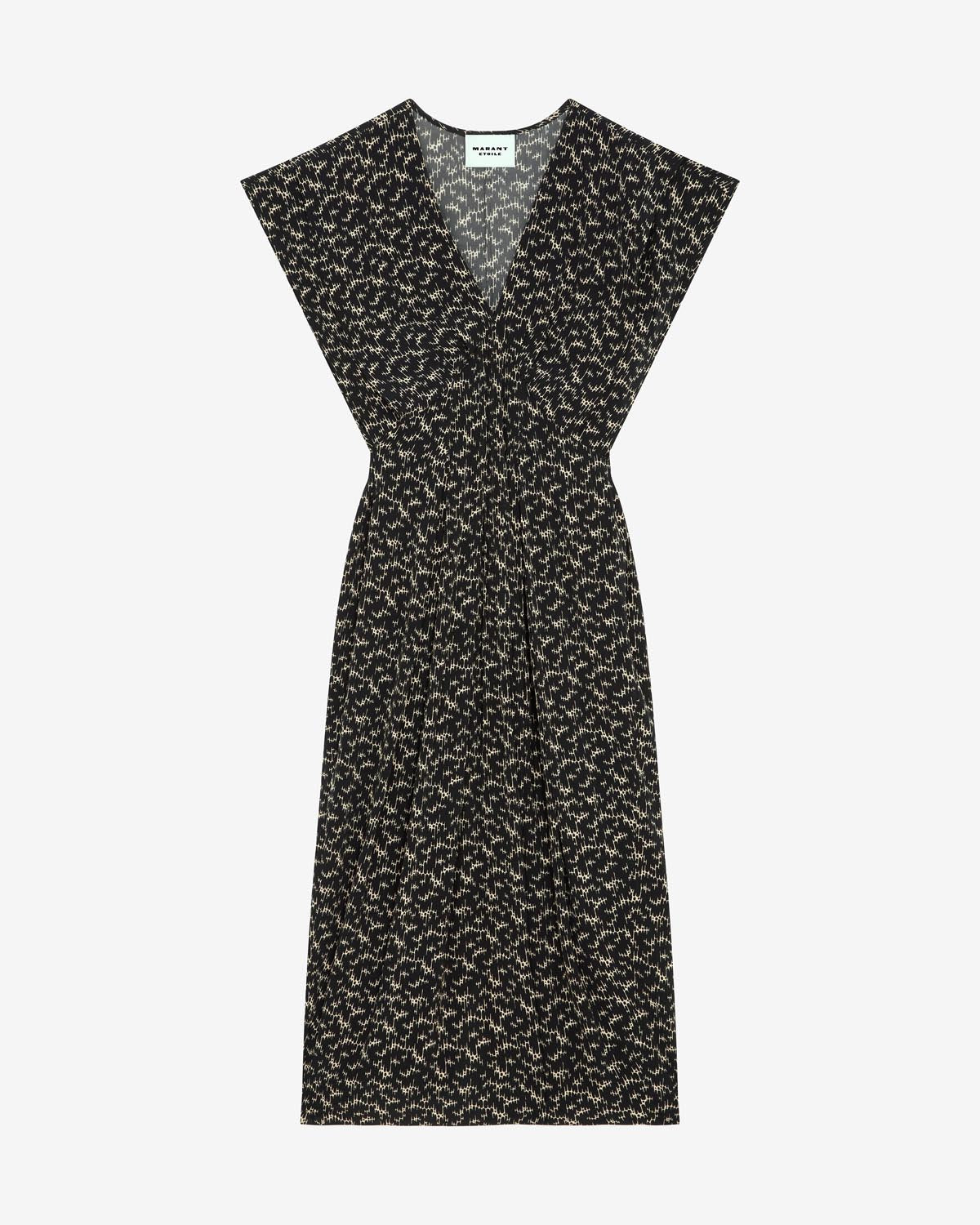 Epolia midi printed dress - 검은색 - Woman - 4