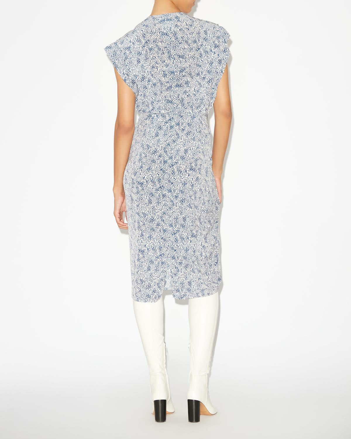 Robe midi imprimée epolia - Bleu - Woman - 3