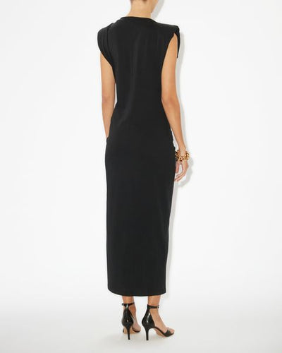 Nadela cotton jersey dress - Black - Woman - 4