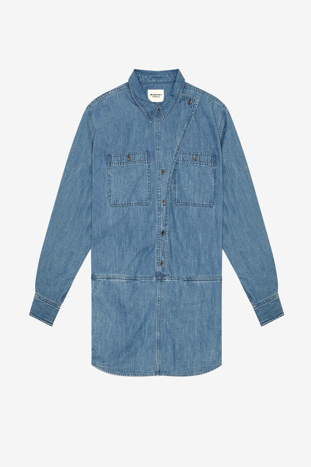 Ilaya denim short dress - Azul - Woman - 1