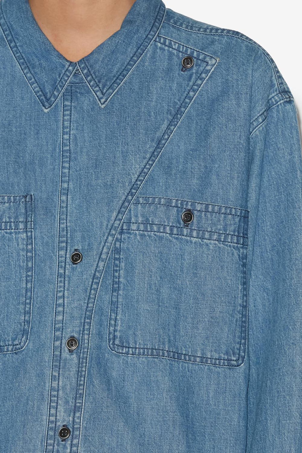 Ilaya denim short dress - Azul - Woman - 3