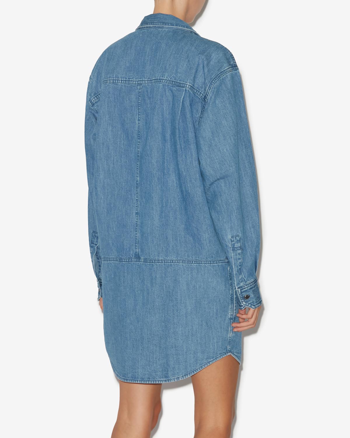 Ilaya denim short dress - Blu - Woman - 4