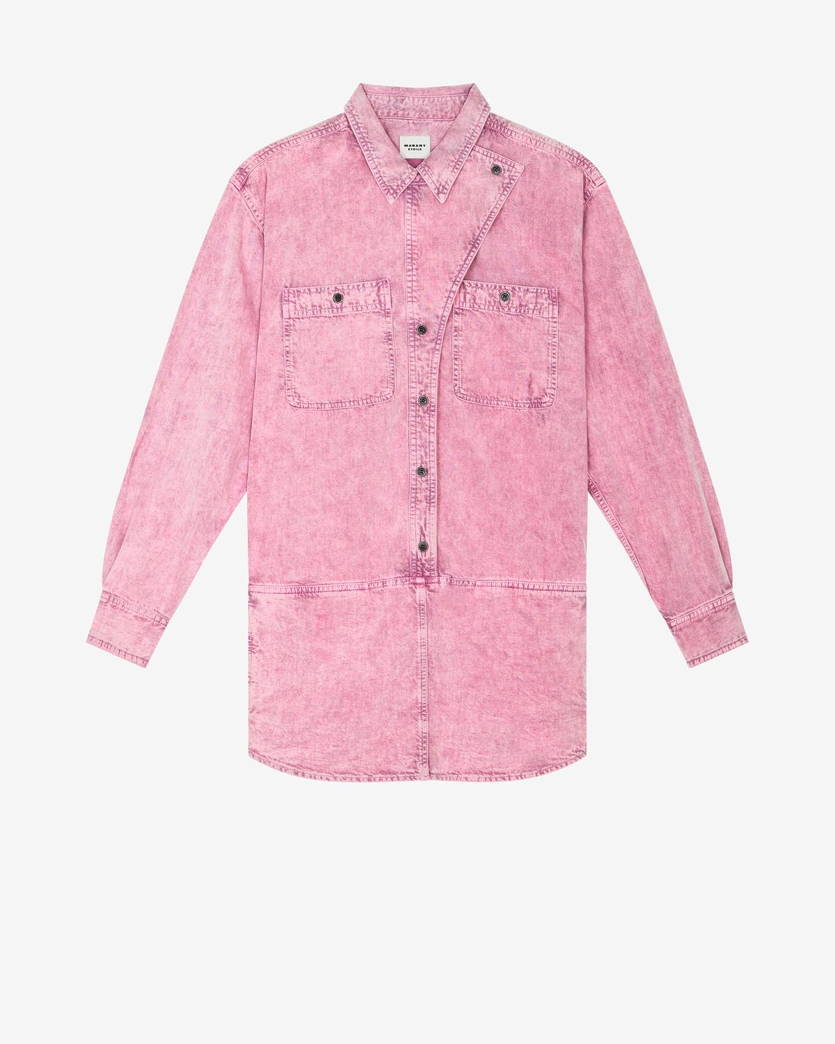 Ilaya denim short dress - Pink - Woman - 5