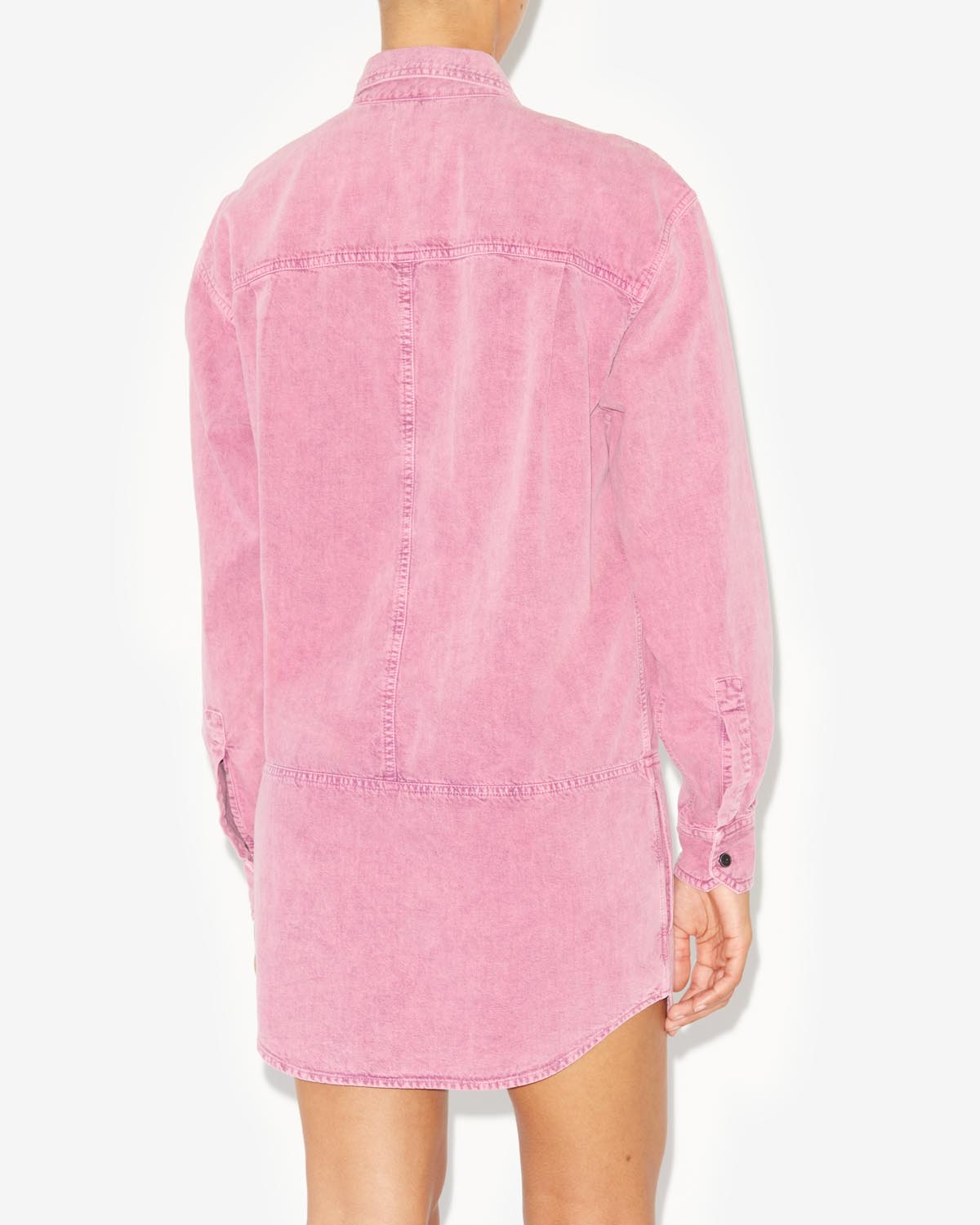 Ilaya denim short dress - Pink - Woman - 4