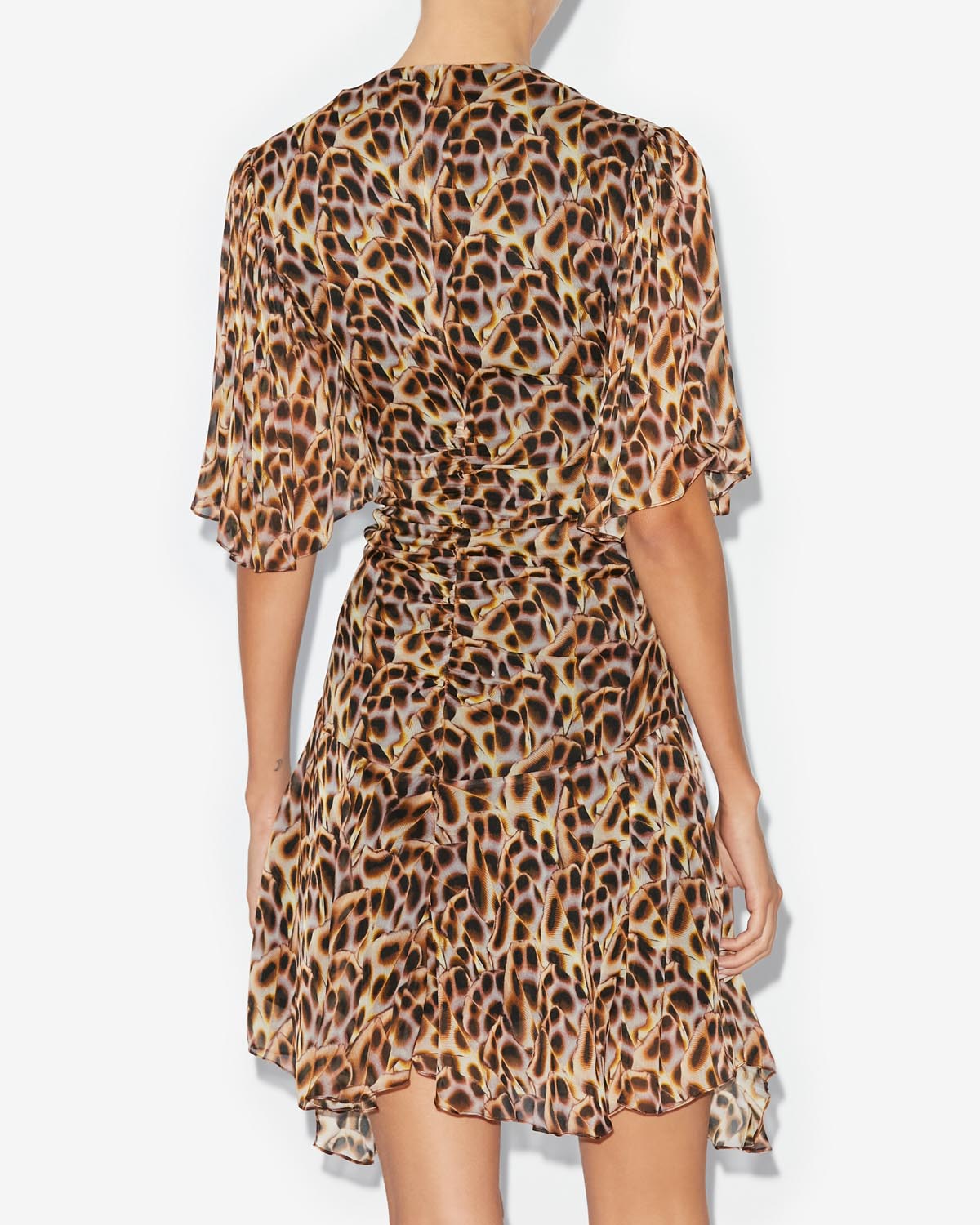 Vivienne 드레스 - Ochre - Woman - 4