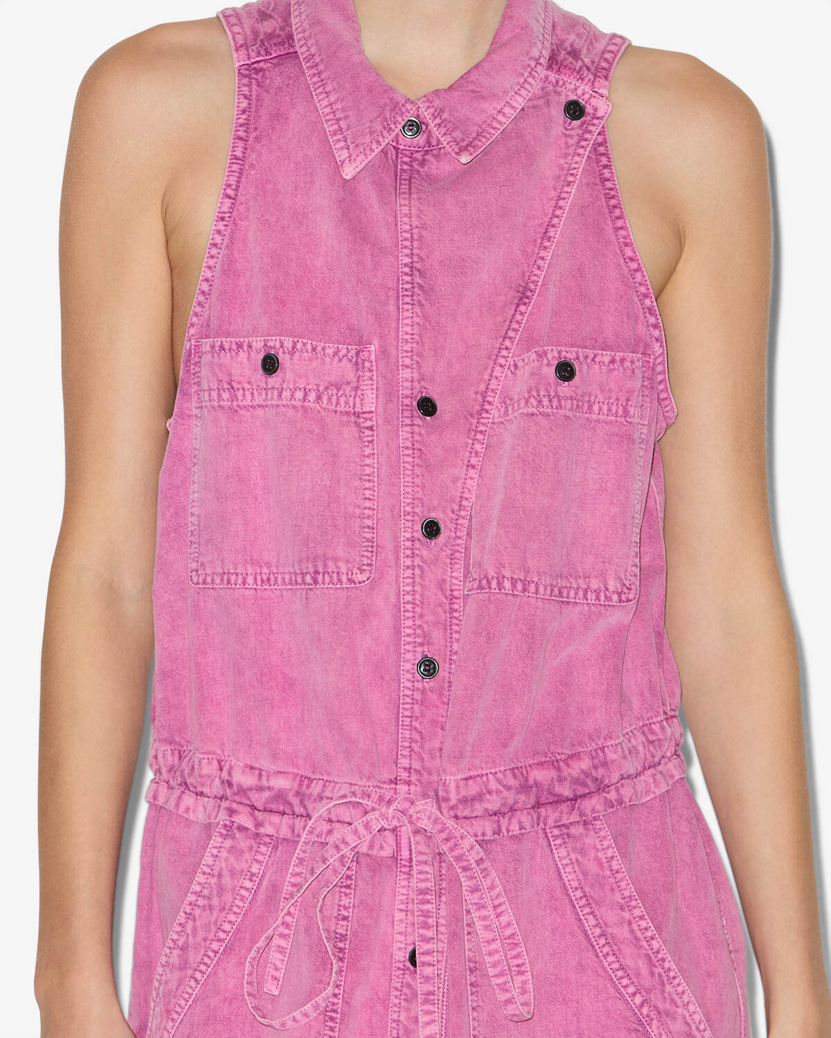 Ines xxx cotton dress - Rosa - Woman - 2