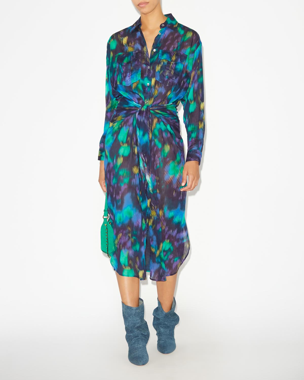 Nesly ドレス - Blue-green - Woman - 1