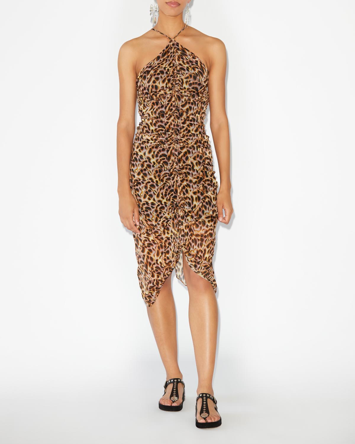 Kleid valdi - Ochre - Woman - 1