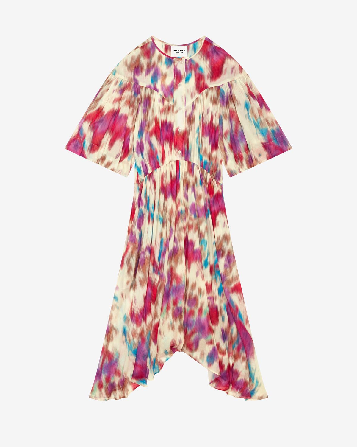 Maggy dress - Beige-raspberry - Woman - 4