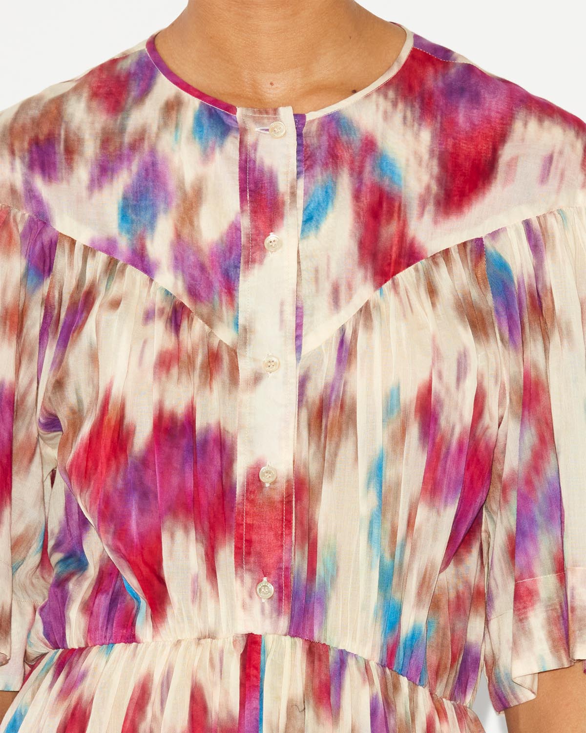 Maggy dress - Beige-raspberry - Woman - 2