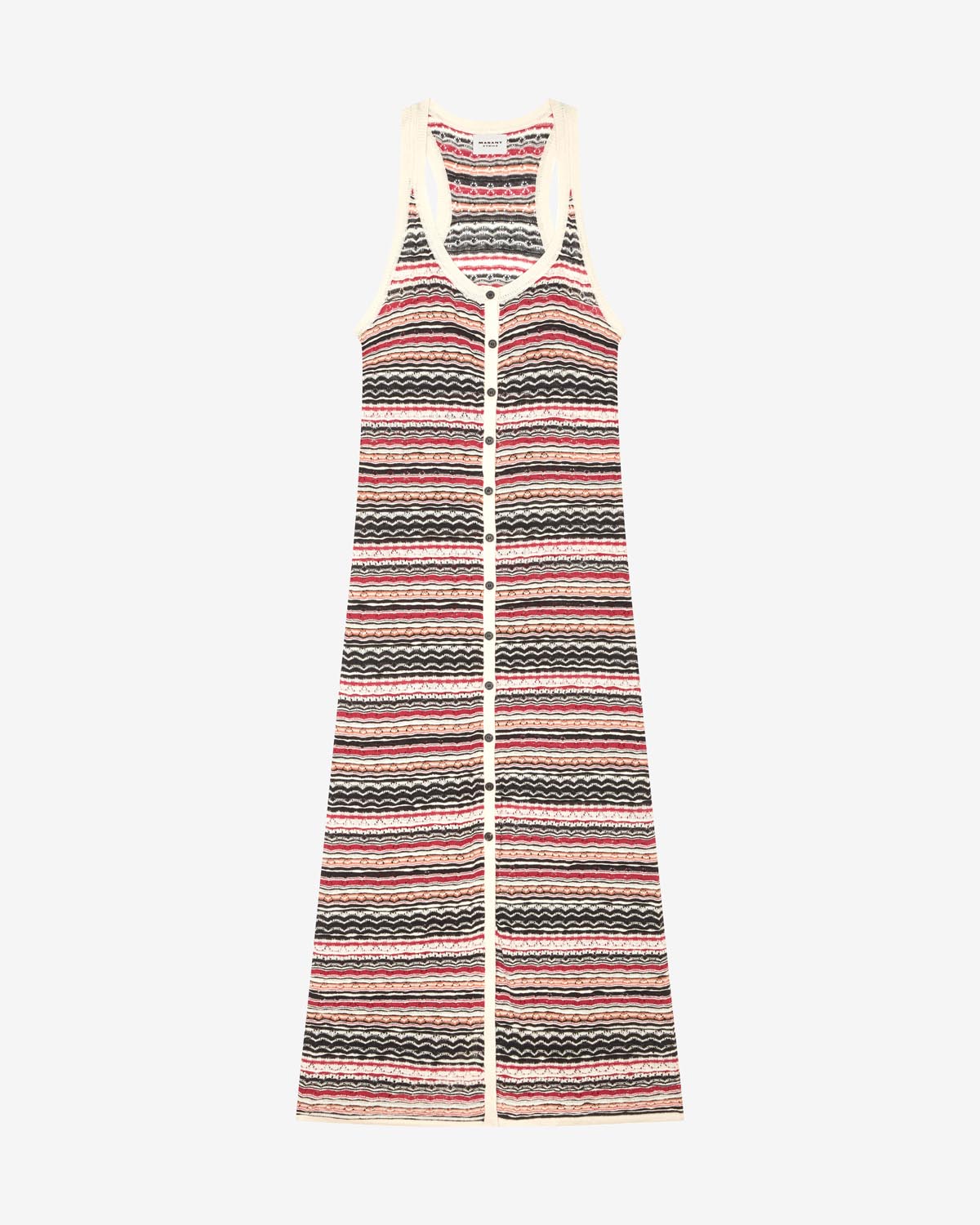 Robe longue sans manches haroya - Framboise - Woman - 4