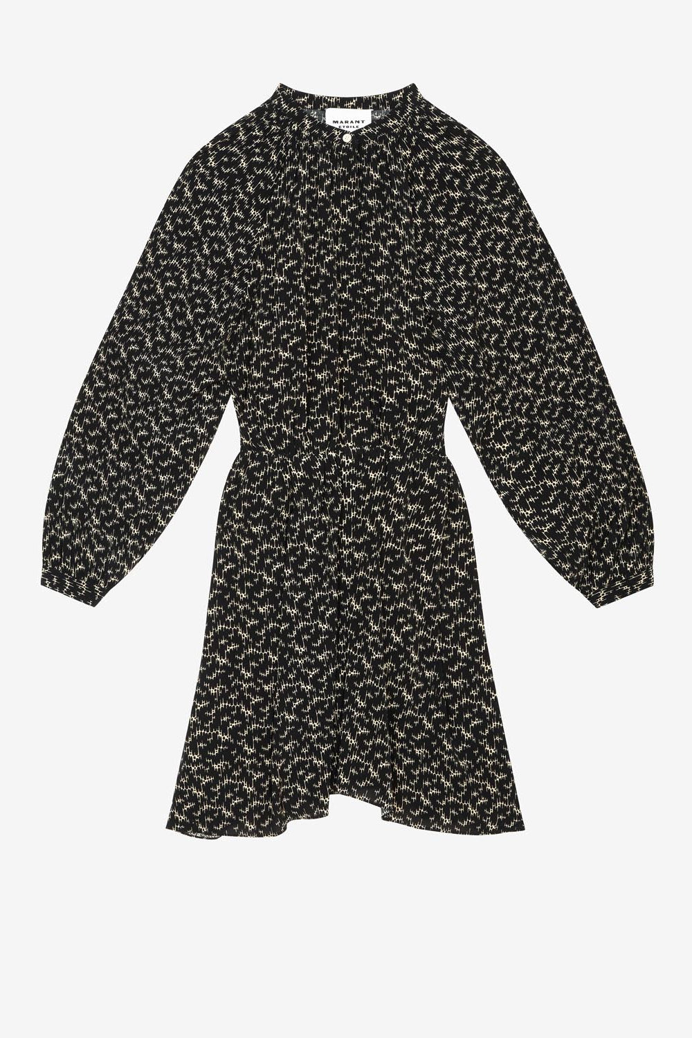 Short printed dress amandine - Nero - Woman - 1