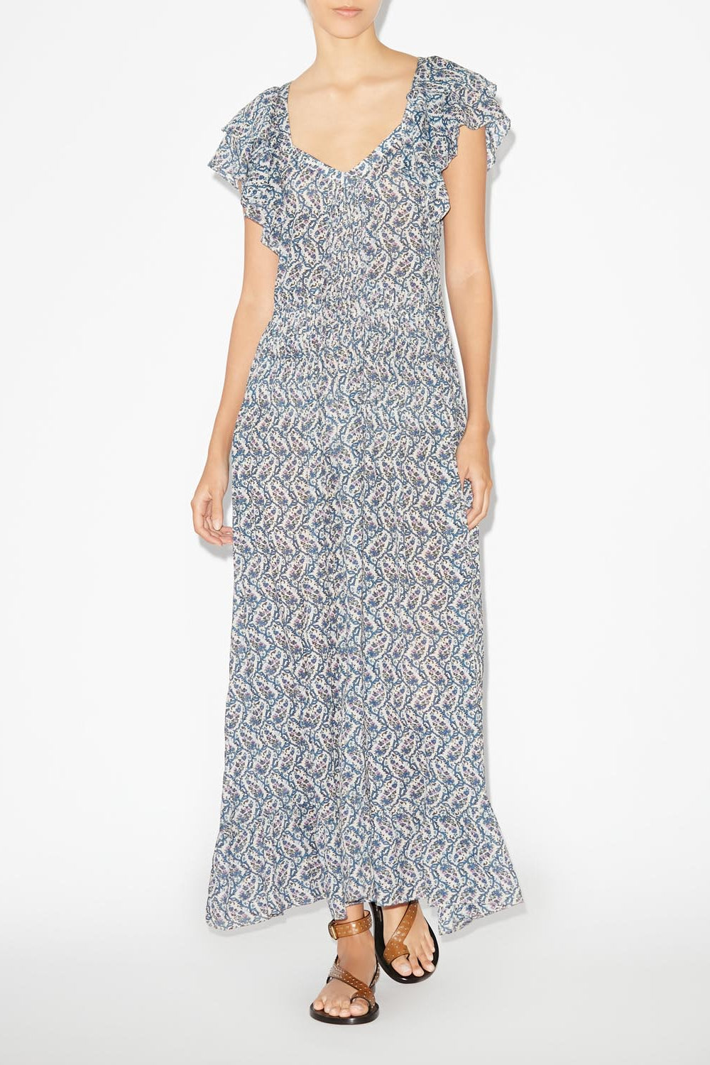 Godralia long flowing dress - 生成り - Woman - 2