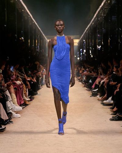 Abito corto stretch enora - Electric blue - Woman - 6