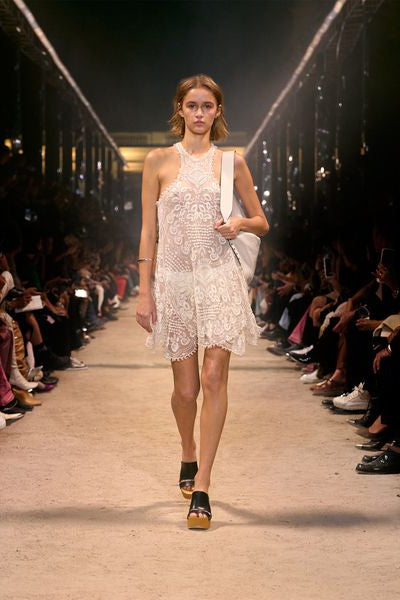 Vestido de encaje valdia - Crudo - Woman - 2