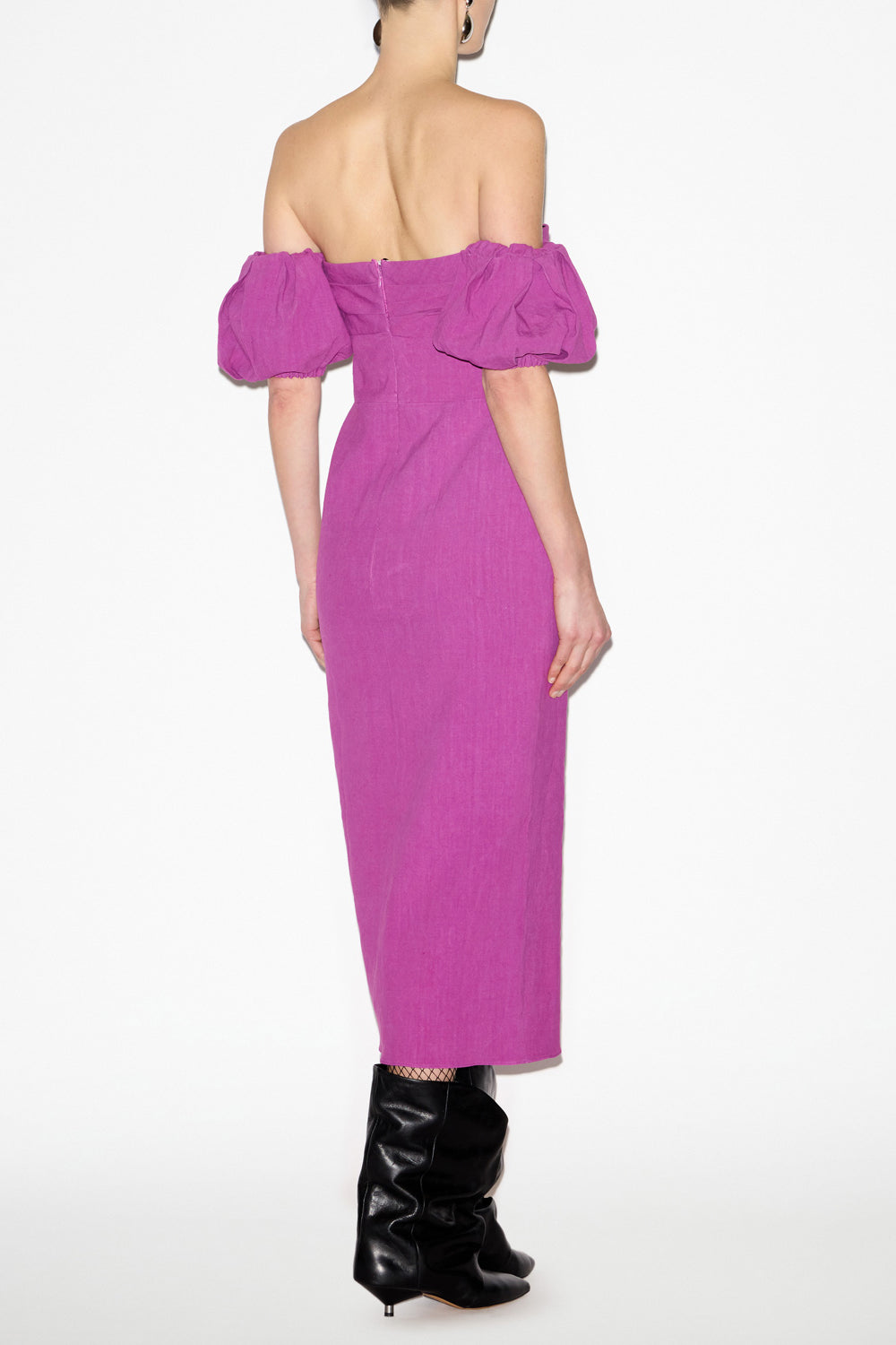 Abito darlena senza spalline con maniche rimovibili - Viola - Woman - 4