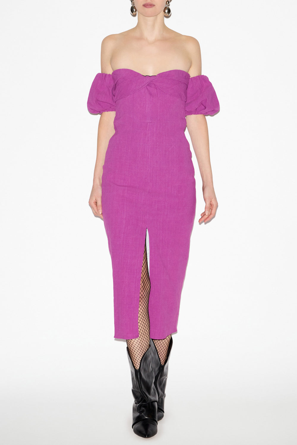 Abito darlena senza spalline con maniche rimovibili - Viola - Woman - 2