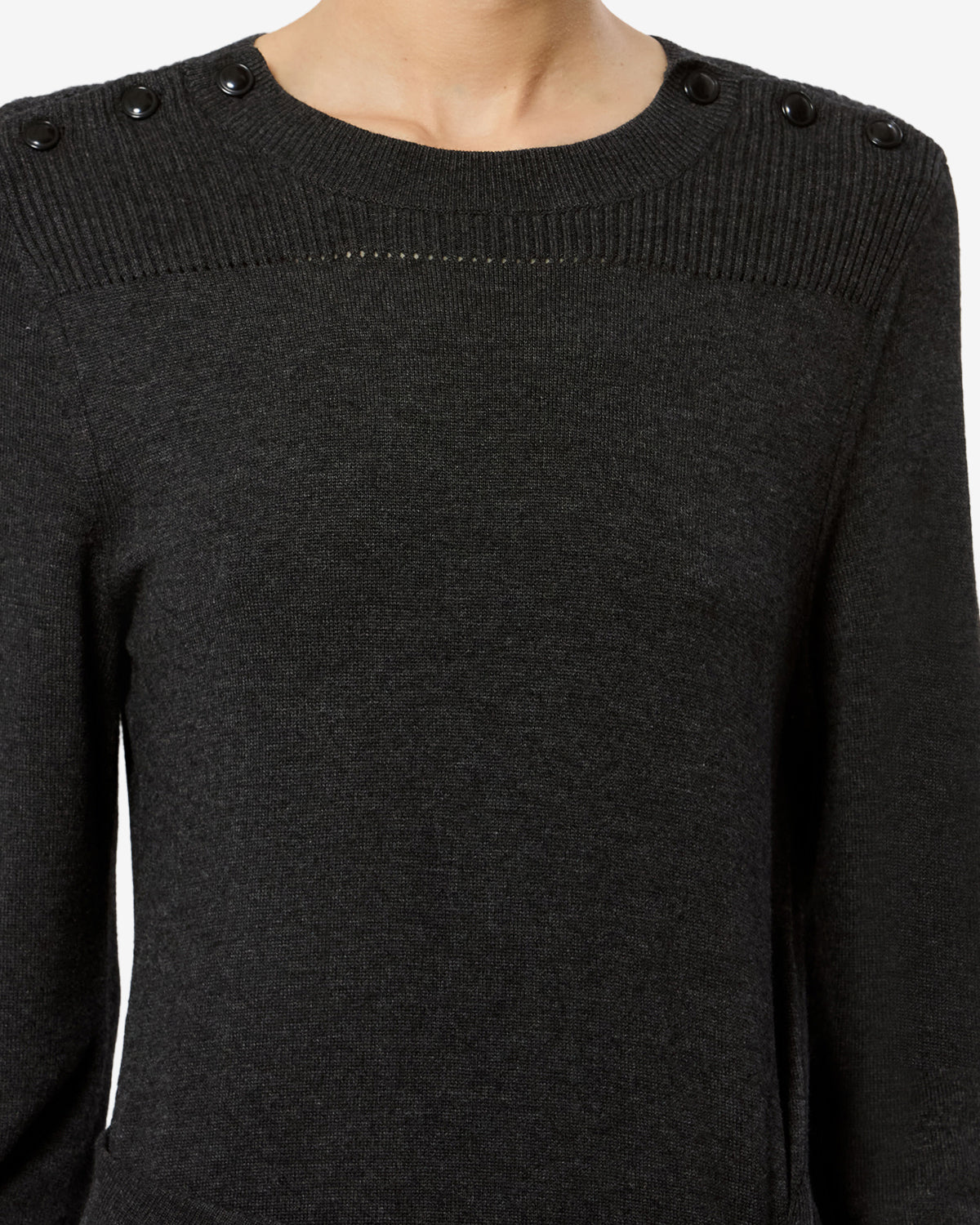 Jozira Dress Woman anthracite | ISABEL MARANT Official online store