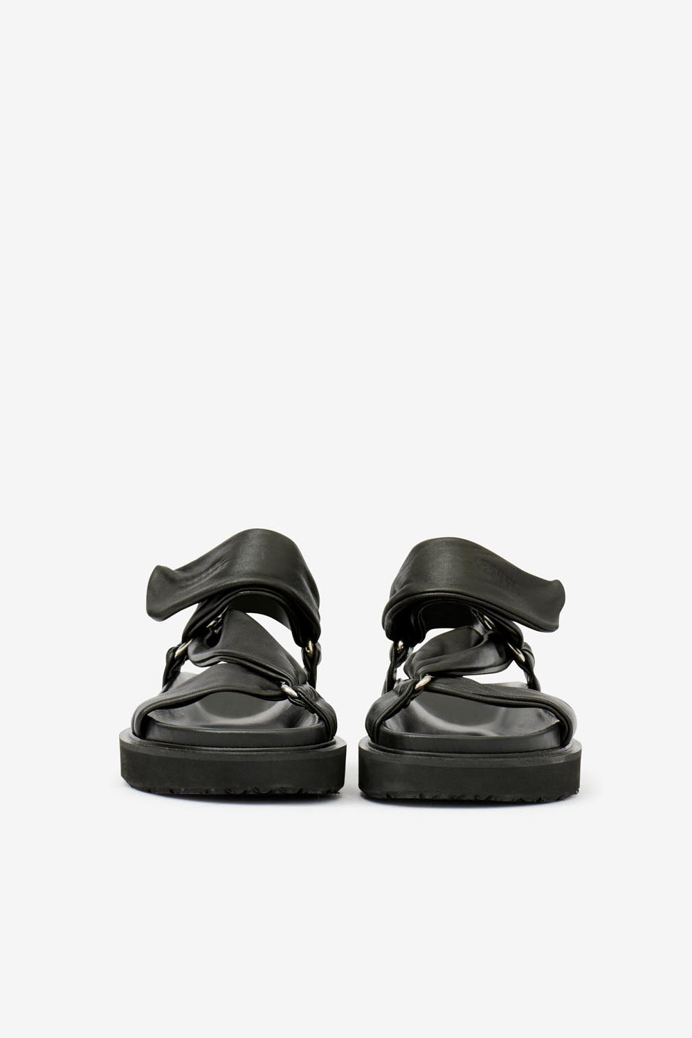 Sandalias de piel altas naori - Negro - Woman - 4