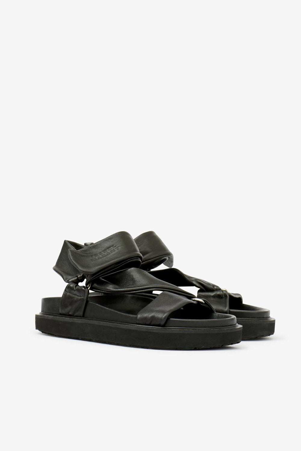 Sandalias de piel altas naori - Negro - Woman - 3