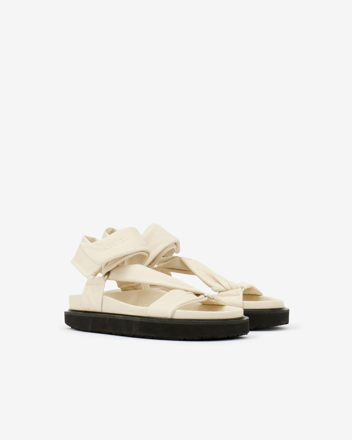 Sandalias de piel altas naori - Blanco - Woman - 3